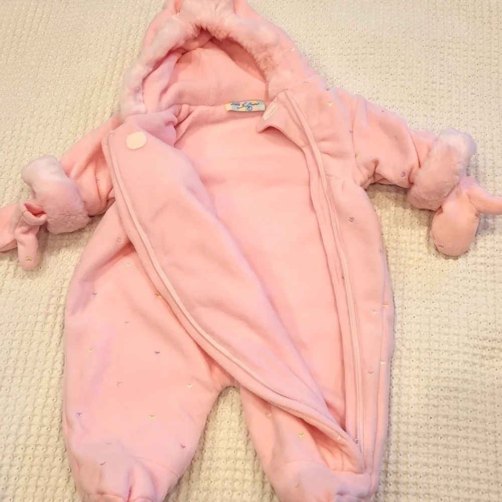 Bebe d'Amour Bunting Jumpsuit Size 0-3M